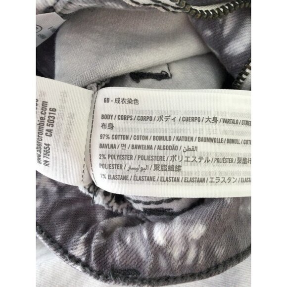 Social Tourist Womens Baggy Jeans Juniors Size 5 White Straight Wide Leg Tie Dye - Picture 12 of 12